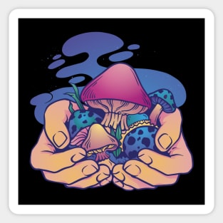 Magical Mushroom Harvest Sticker